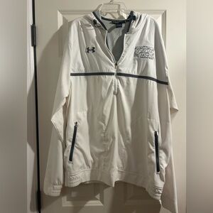 Under Armour White Preakness Pullover Jacket